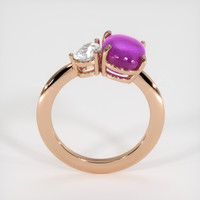 6.30 Ct. Sapphire Ring, 14K Rose Gold 3