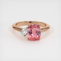 2.05 Ct. Sapphire Ring, 18K Rose Gold 1