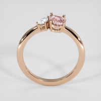 1.06 Ct. Padparadscha Sapphire Ring, 18K Rose Gold 3