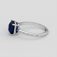 2.25 Ct. Blue Sapphire Ring, 10K White Gold 4