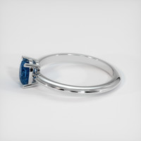 0.94 Ct. Sapphire Ring, 14K White Gold 4