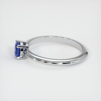 0.77 Ct. Sapphire Ring, 14K White Gold 4
