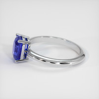 1.28 Ct. Sapphire Ring, 14K White Gold 4