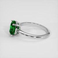 3.03 Ct. Tsavorite Garnet Ring, 14K White Gold 4