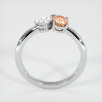 0.75 Ct. Sapphire Ring, 14K White Gold 3