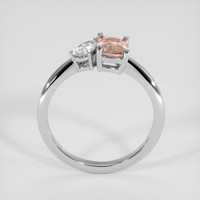 1.03 Ct. Padparadscha Sapphire Ring, 14K White Gold 3