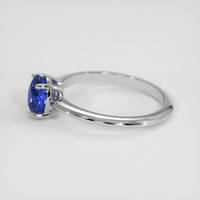 2.11 Ct. Blue Sapphire Ring, 14K White Gold 4