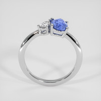 1.22 Ct. Blue Sapphire Ring, 14K White Gold 3