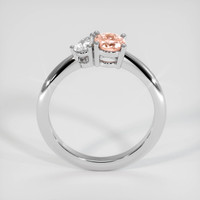 0.68 Ct. Sapphire Ring, 14K White Gold 3