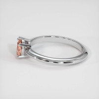 0.68 Ct. Sapphire Ring, 14K White Gold 4
