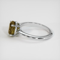 2.58 Ct. Color Change Sapphire Ring, 14K White Gold 4