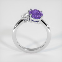 2.08 Ct. Color Change Sapphire Ring, 14K White Gold 3
