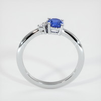 0.77 Ct. Sapphire Ring, 18K White Gold 3