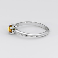 0.54 Ct. Bi Color Sapphire Ring, 18K White Gold 4