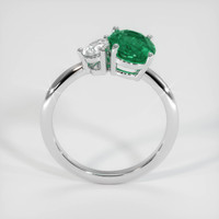 1.51 Ct. Emerald Ring, 18K White Gold 3