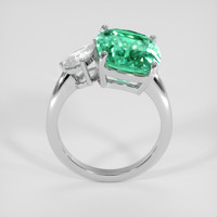 6.14 Ct. Emerald Ring, 18K White Gold 3