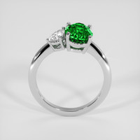 3.03 Ct. Tsavorite Garnet Ring, 18K White Gold 3