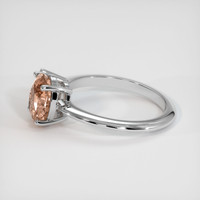 2.31 Ct. Sapphire Ring, 18K White Gold 4