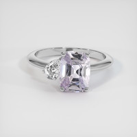 2.34 Ct. Sapphire Ring, 18K White Gold 1