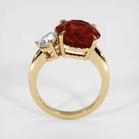 8.50 Ct. Orangish Red Spessartite Garnet Ring, 10K Yellow Gold 3