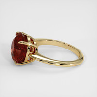 8.50 Ct. Orangish Red Spessartite Garnet Ring, 10K Yellow Gold 4