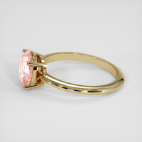 2.01 Ct. Padparadscha Sapphire Ring, 10K Yellow Gold 4