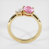 2.09 Ct. Pink Sapphire Ring, 14K Yellow Gold 3
