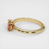 0.75 Ct. Sapphire Ring, 14K Yellow Gold 4