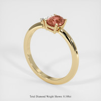 1.20 Ct. Sapphire Ring, 14K Yellow Gold 2