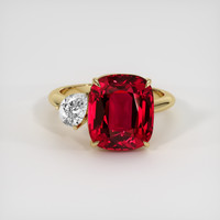 10.03 Ct. Ruby Ring, 14K Yellow Gold 1