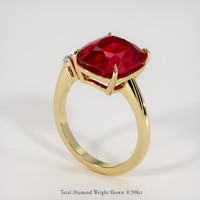 10.03 Ct. Ruby Ring, 14K Yellow Gold 2