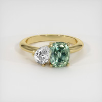2.78 Ct. Sapphire Ring, 14K Yellow Gold 1