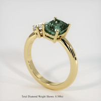 2.78 Ct. Sapphire Ring, 14K Yellow Gold 2