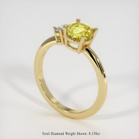 1.54 Ct. Yellow Sapphire Ring, 14K Yellow Gold 2