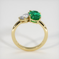 1.80 Ct. Emerald Ring, 18K Yellow Gold 3