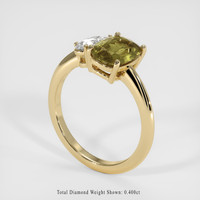 2.18 Ct. Gemstone Ring, 18K Yellow Gold 2