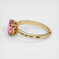 2.09 Ct. Pink Sapphire Ring, 18K Yellow Gold 4