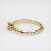 0.24 Ct. Sapphire Ring, 18K Yellow Gold 4