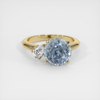 3.58 Ct. Sapphire Ring, 18K Yellow Gold 1