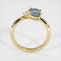 1.42 Ct. Sapphire Ring, 18K Yellow Gold 3