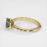 1.42 Ct. Sapphire Ring, 18K Yellow Gold 4