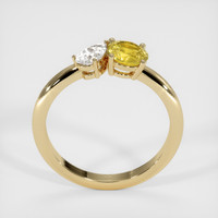 0.70 Ct. Sapphire Ring, 18K Yellow Gold 3