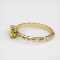 0.70 Ct. Sapphire Ring, 18K Yellow Gold 4