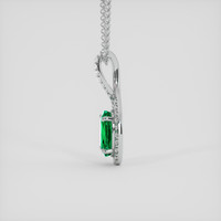 2.63 Ct. Emerald Pendant, Platinum 950 3