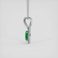 6.45 Ct. Emerald Pendant, Platinum 950 3