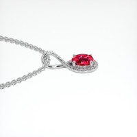 2.36 Ct. Ruby Pendant, Platinum 950 3