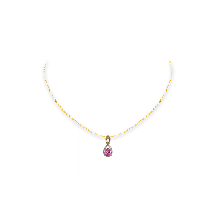 Jewelry image on model