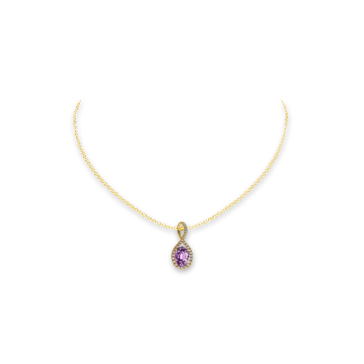 Jewelry image on model