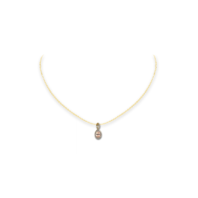 Jewelry image on model