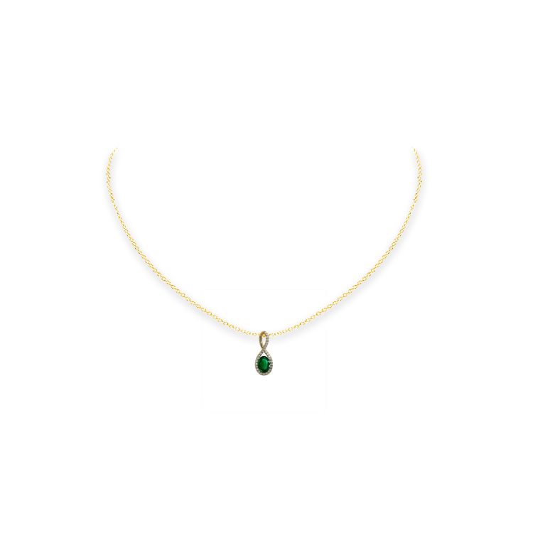 Jewelry image on model